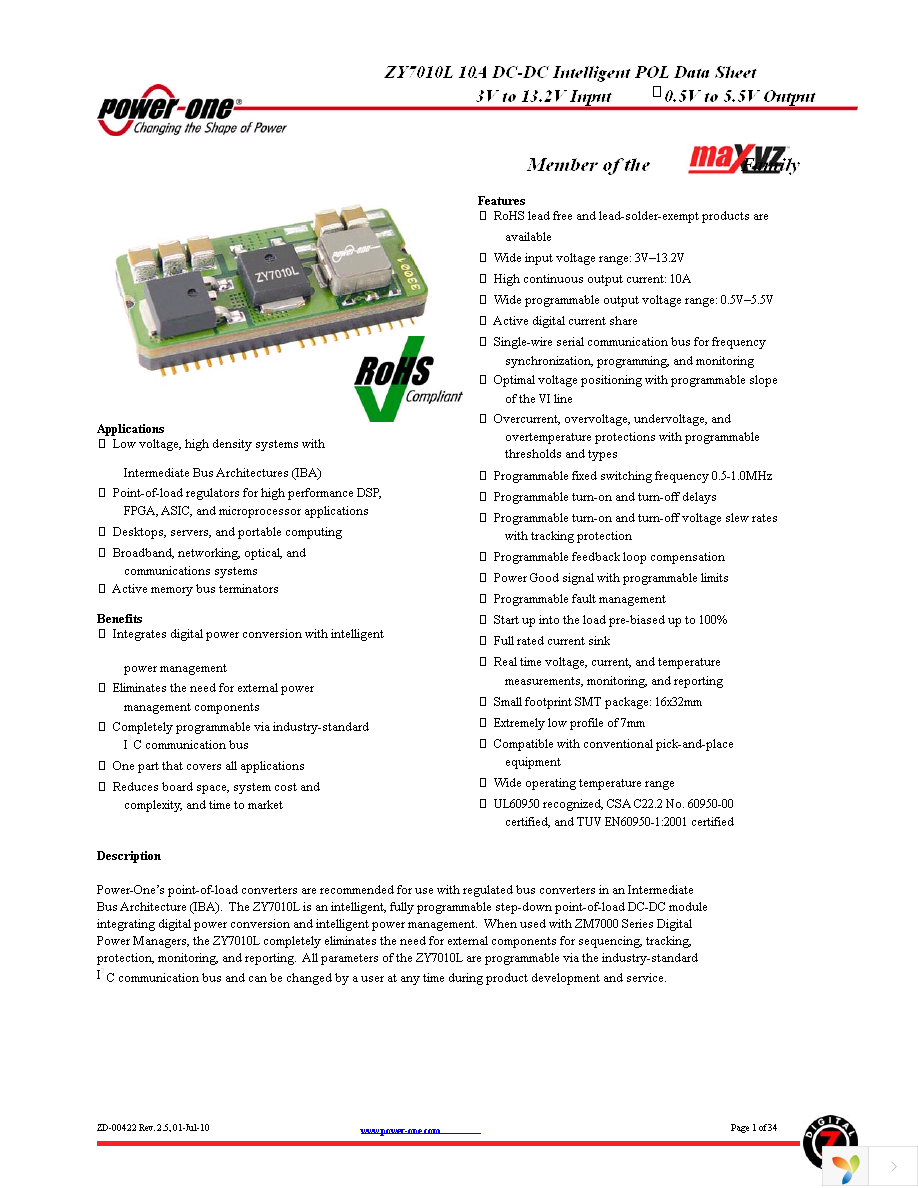 ZY7010LG-T1 Page 1