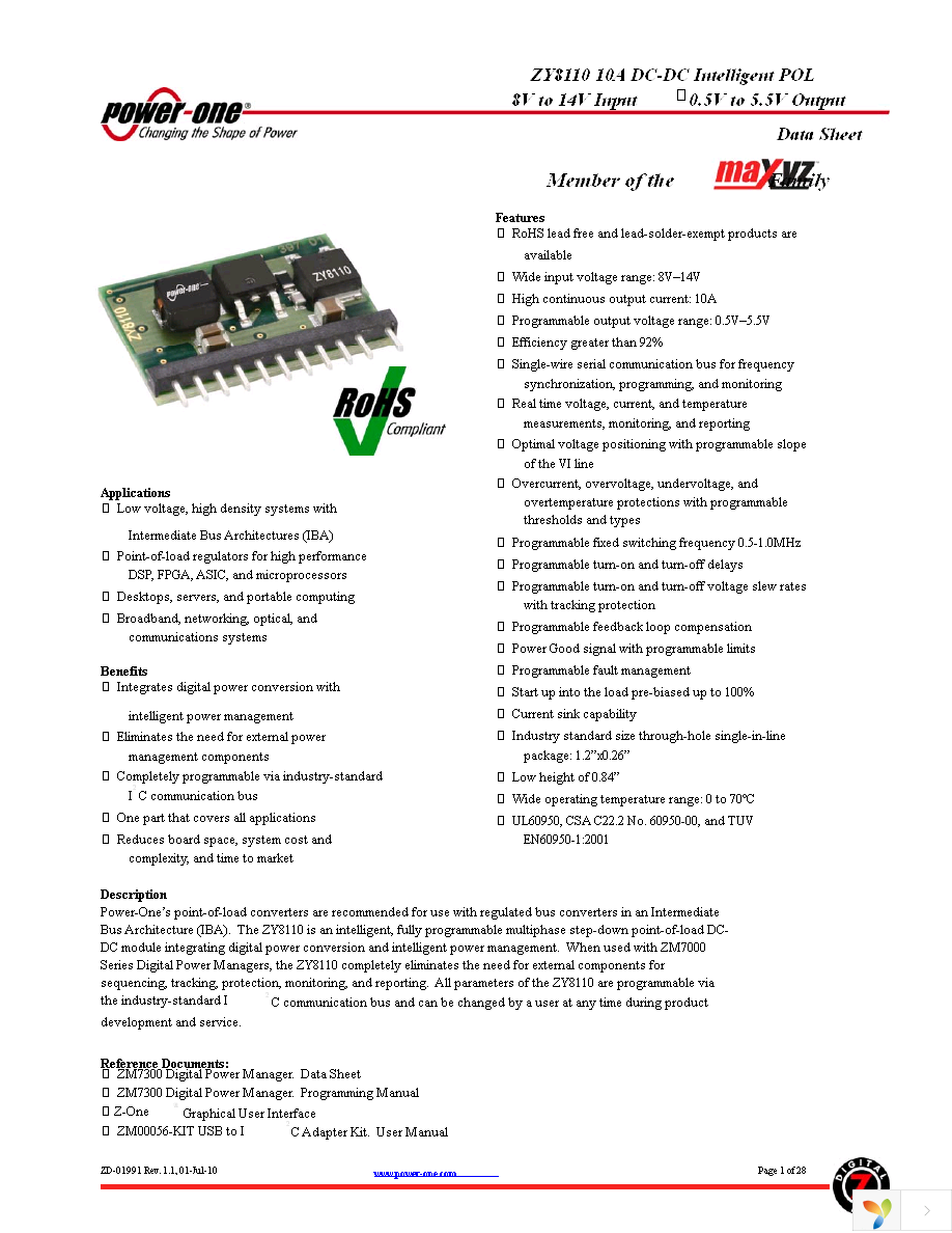 ZY8110G Page 1