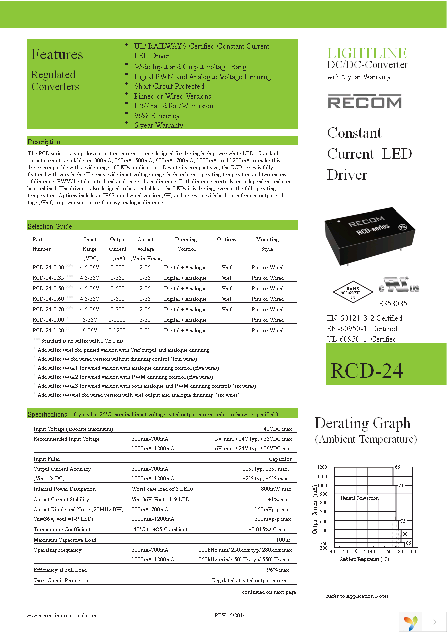 RCD-24-0.70 Page 1