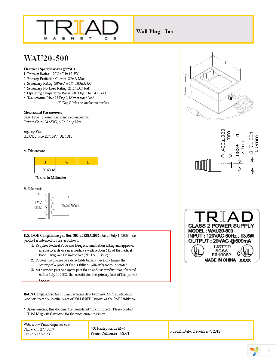 WAU20-500 Page 1