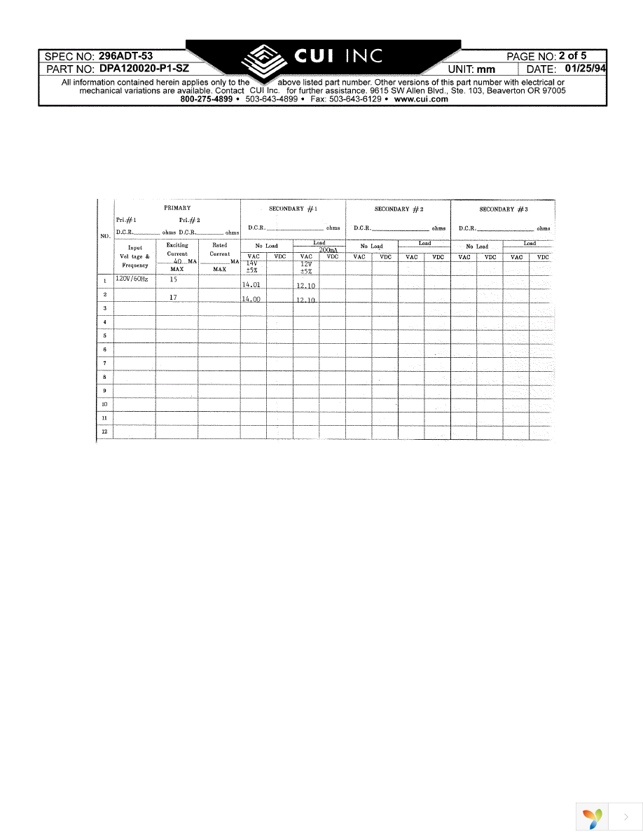 DPA120020-P1-SZ Page 2