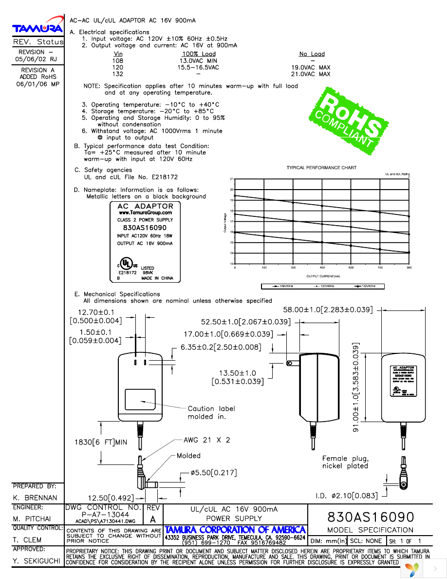 830AS16090 Page 1