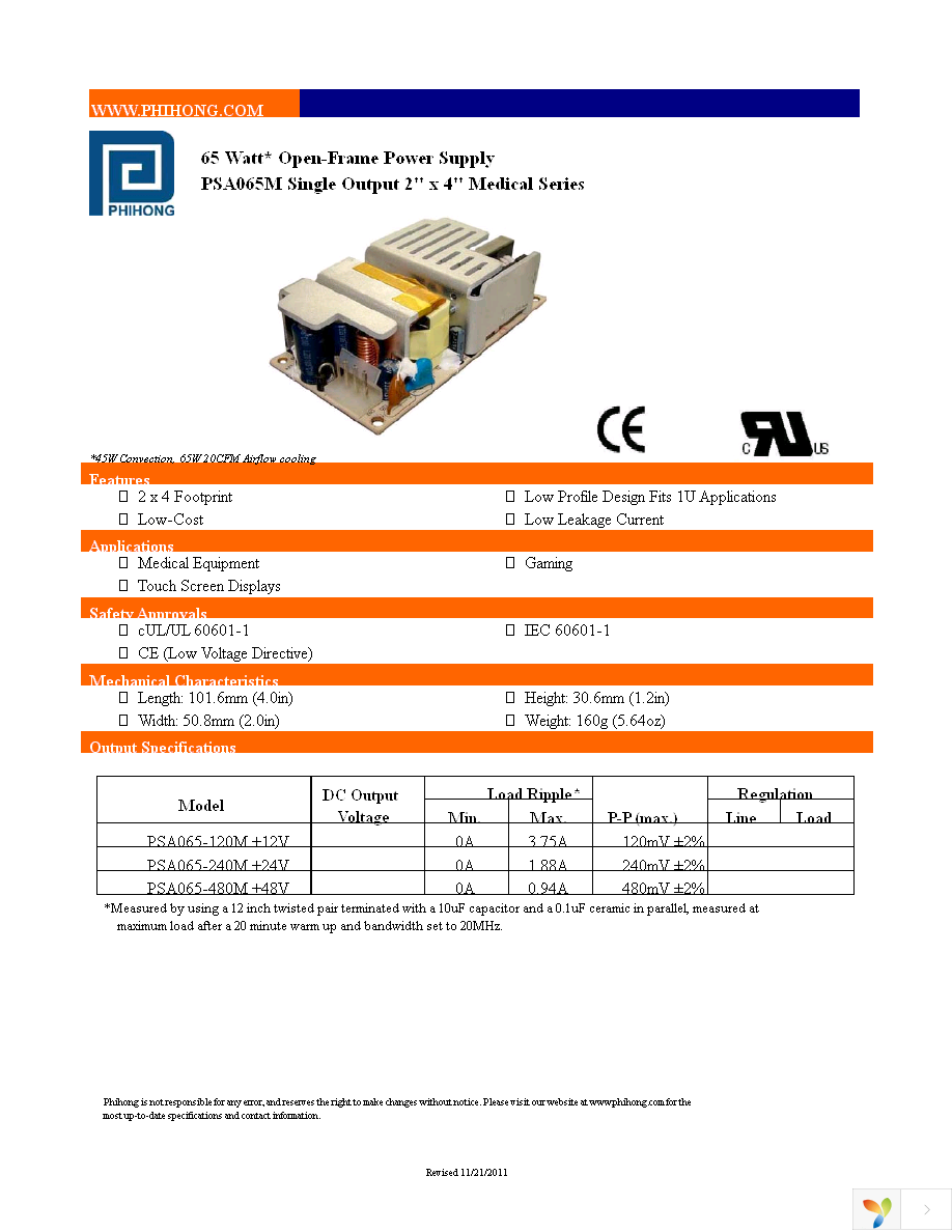 PSA065-240M Page 1