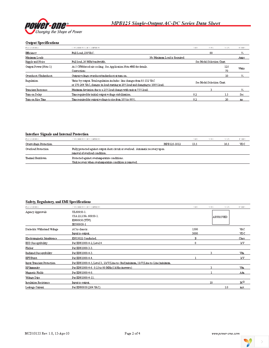 MPB125-1012G Page 2