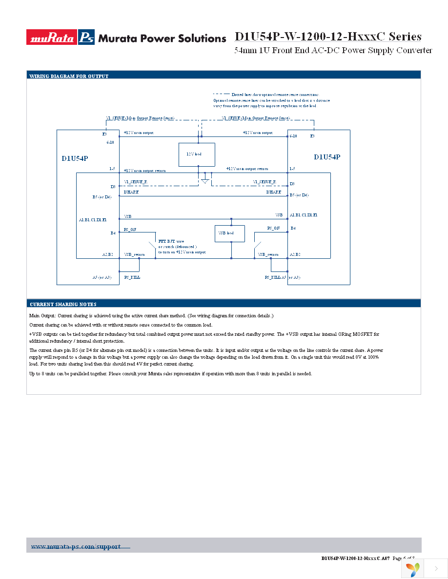 D1U54P-W-1200-12-HA4PC Page 6