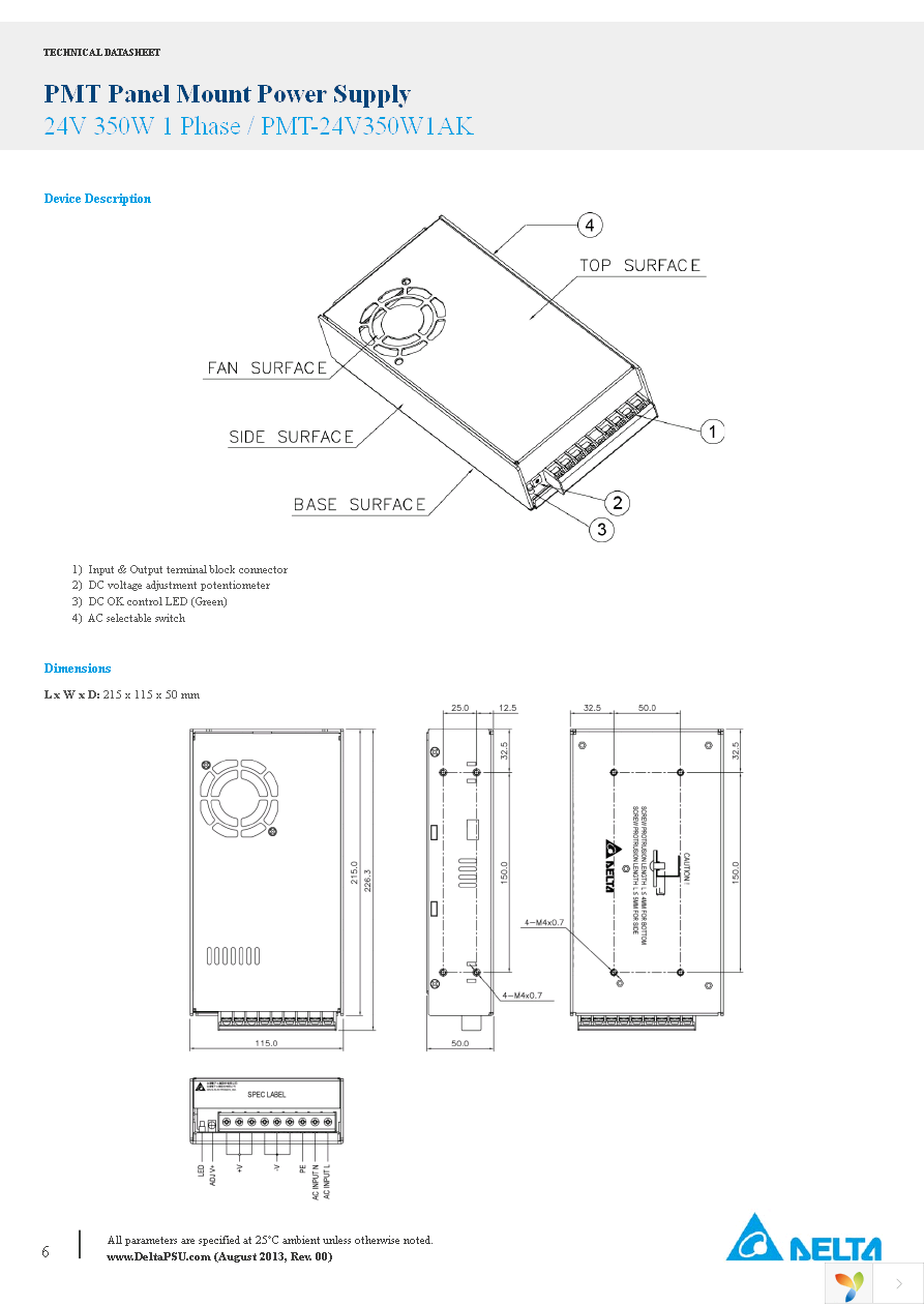 PMT-24V350W1AK Page 6