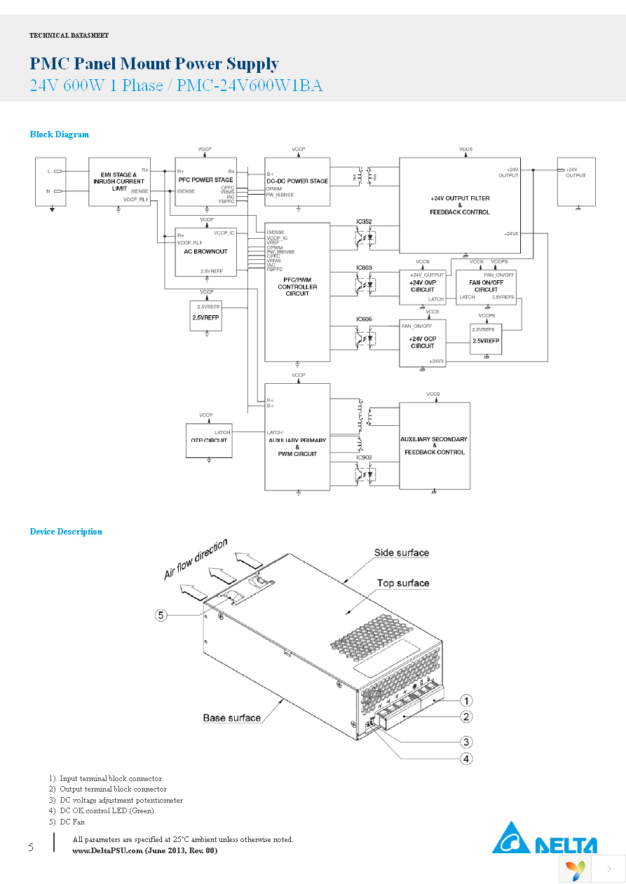 PMC-24V600W1BA Page 5