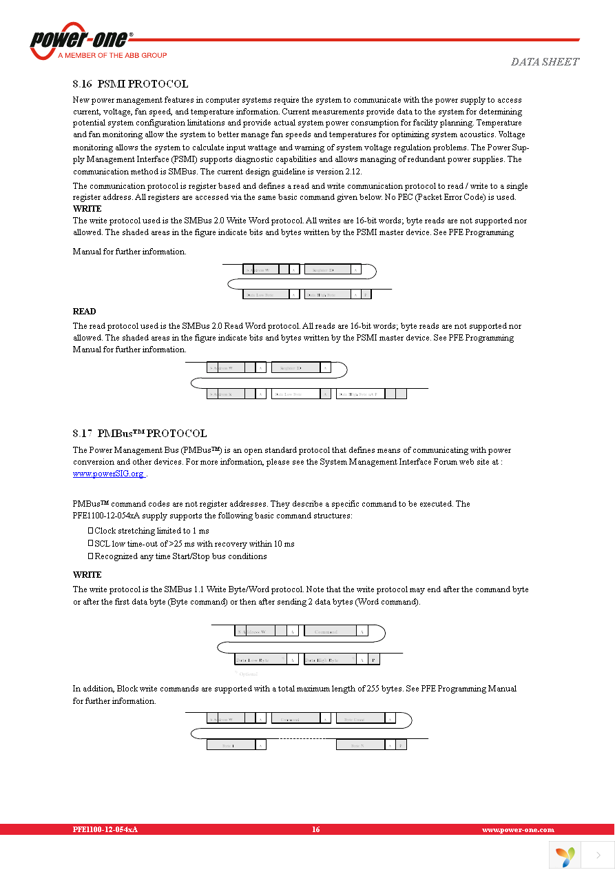 PFE1100-12-054NA Page 16