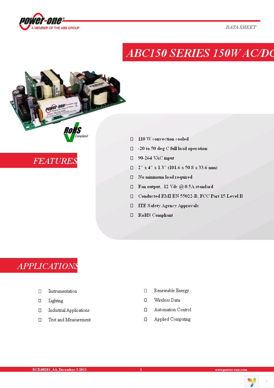 ABC150-1T12G Page 1