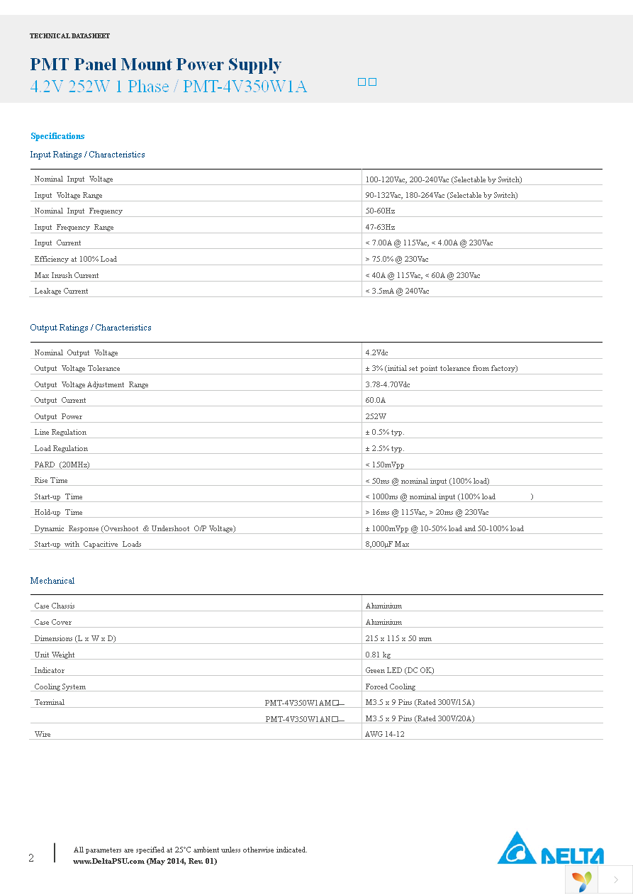 PMT-4V350W1AM Page 2