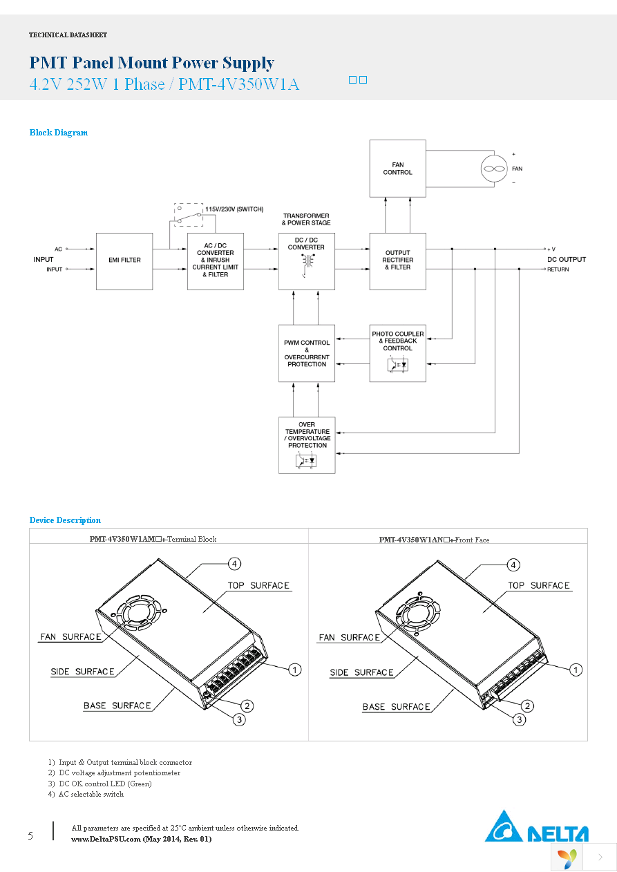 PMT-4V350W1AM Page 5