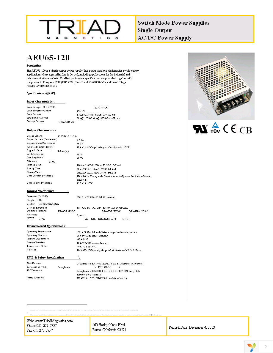 AEU65-120 Page 1