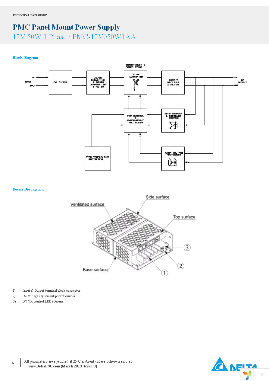 PMC-12V050W1AA Page 5