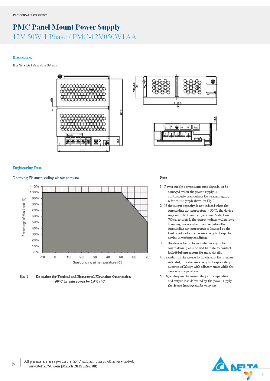 PMC-12V050W1AA Page 6