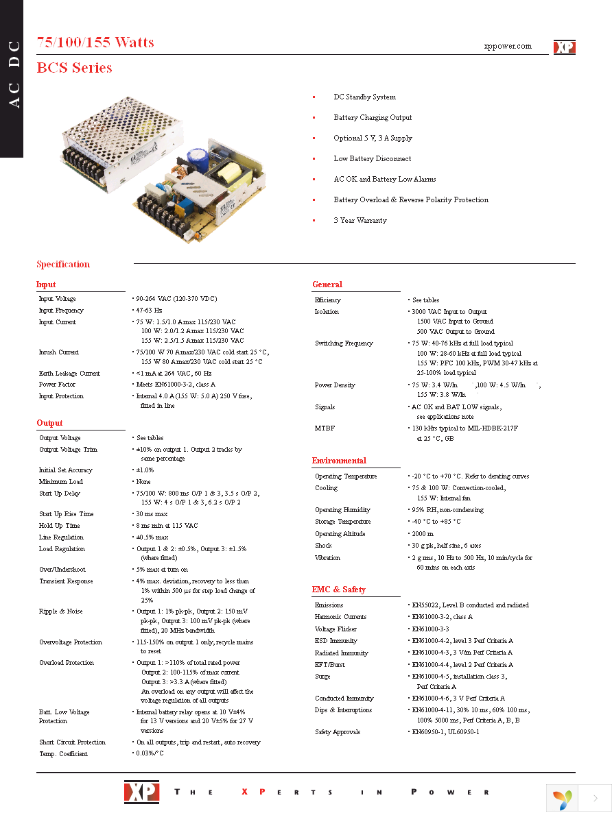 BCS155PS13-C Page 1