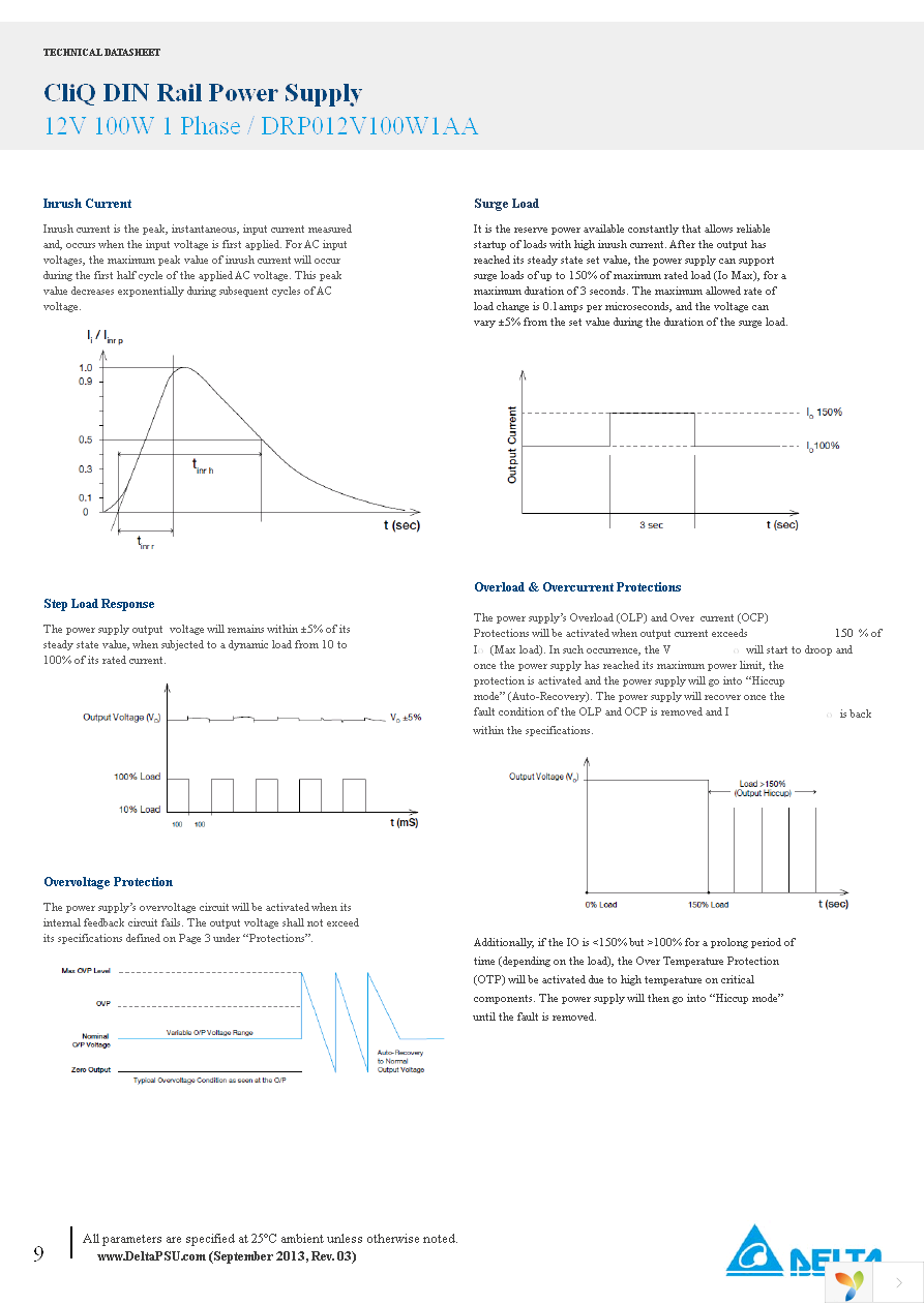 DRP012V100W1AA Page 9