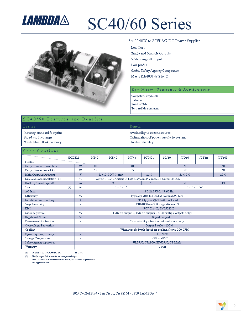 SCT601NONROHS Page 1