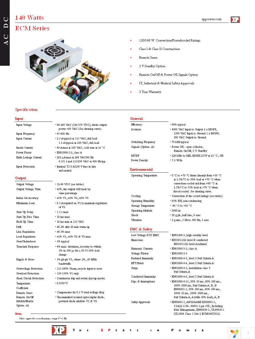 ECM140US12 Page 1