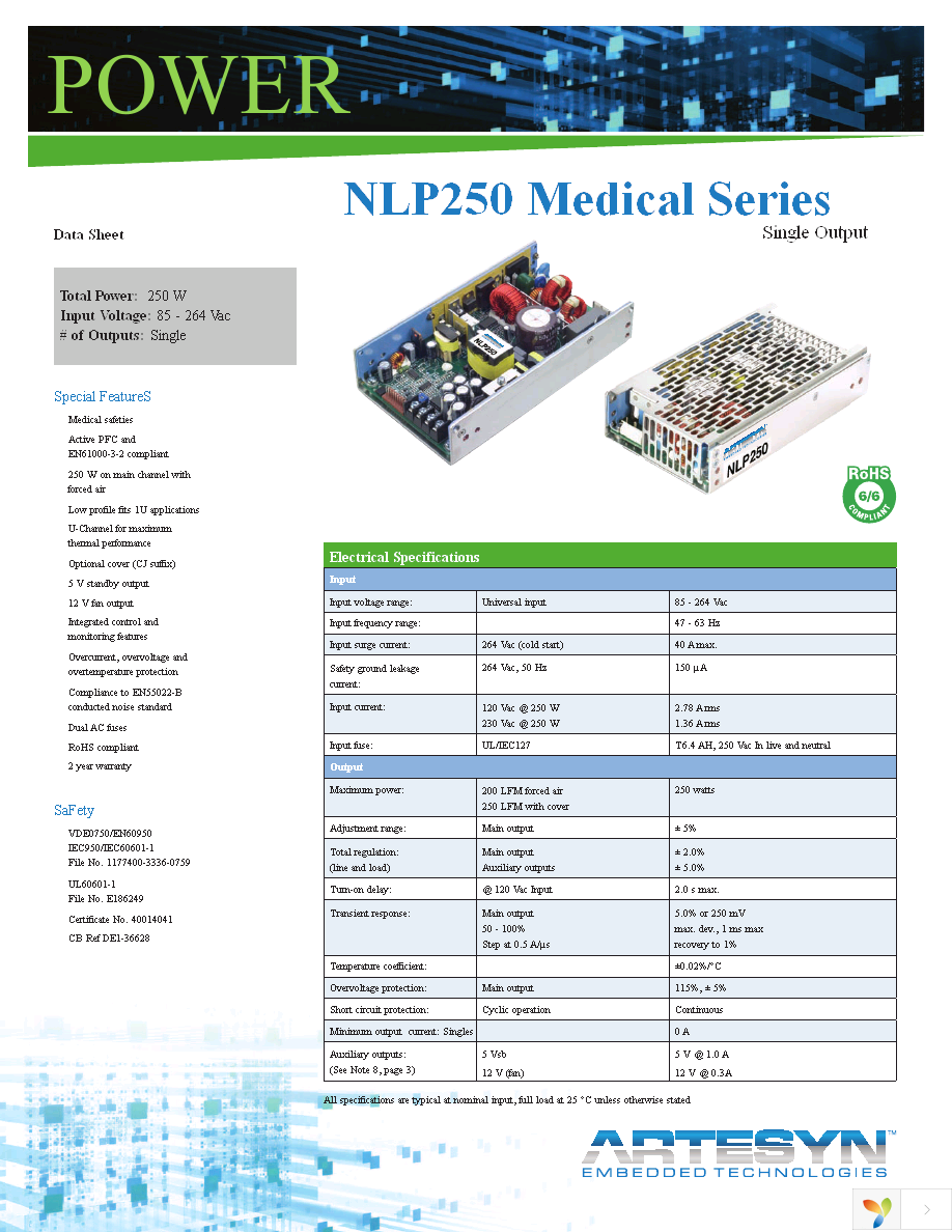 NLP250N-99S12J Page 1