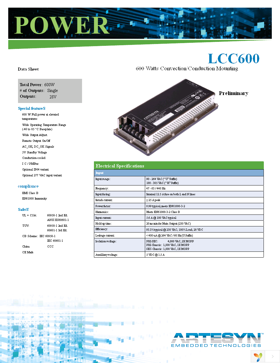 LCC600-28U-9P Page 1