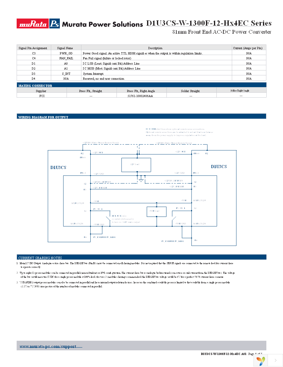 D1U3CS-W-1300F-12-HC4EC Page 4