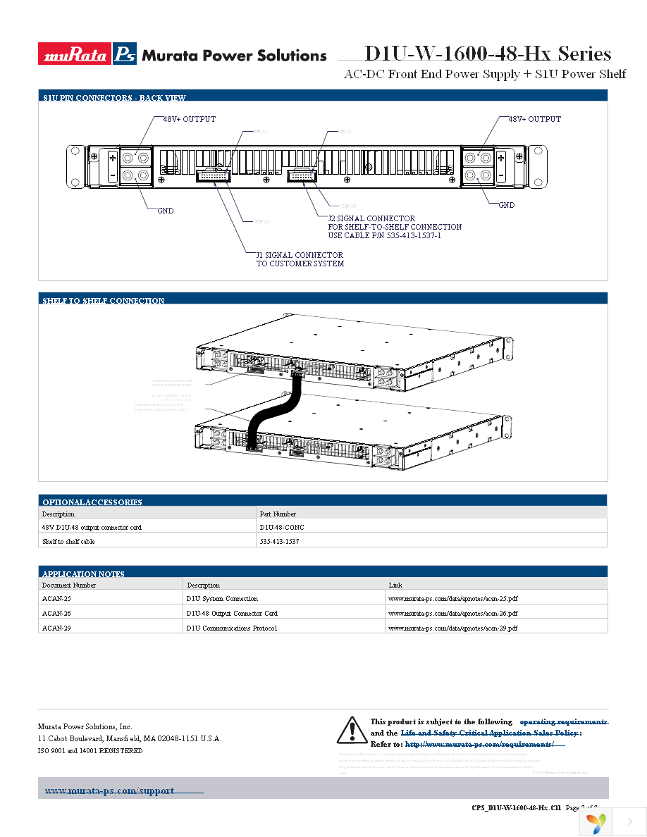 D1U-W-1600-48-HA2C Page 7