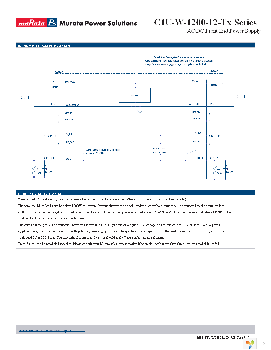 C1U-W-1200-12-TA2C Page 4