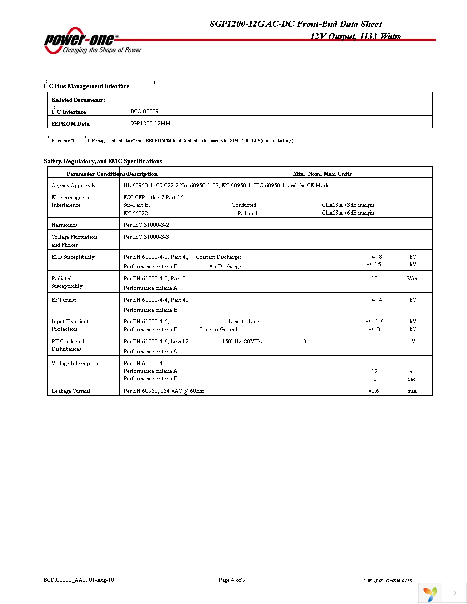 SGP1200-12G Page 4