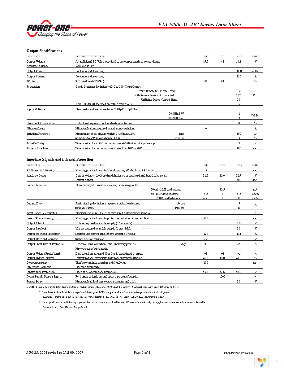 FXC6000-48-S Page 2