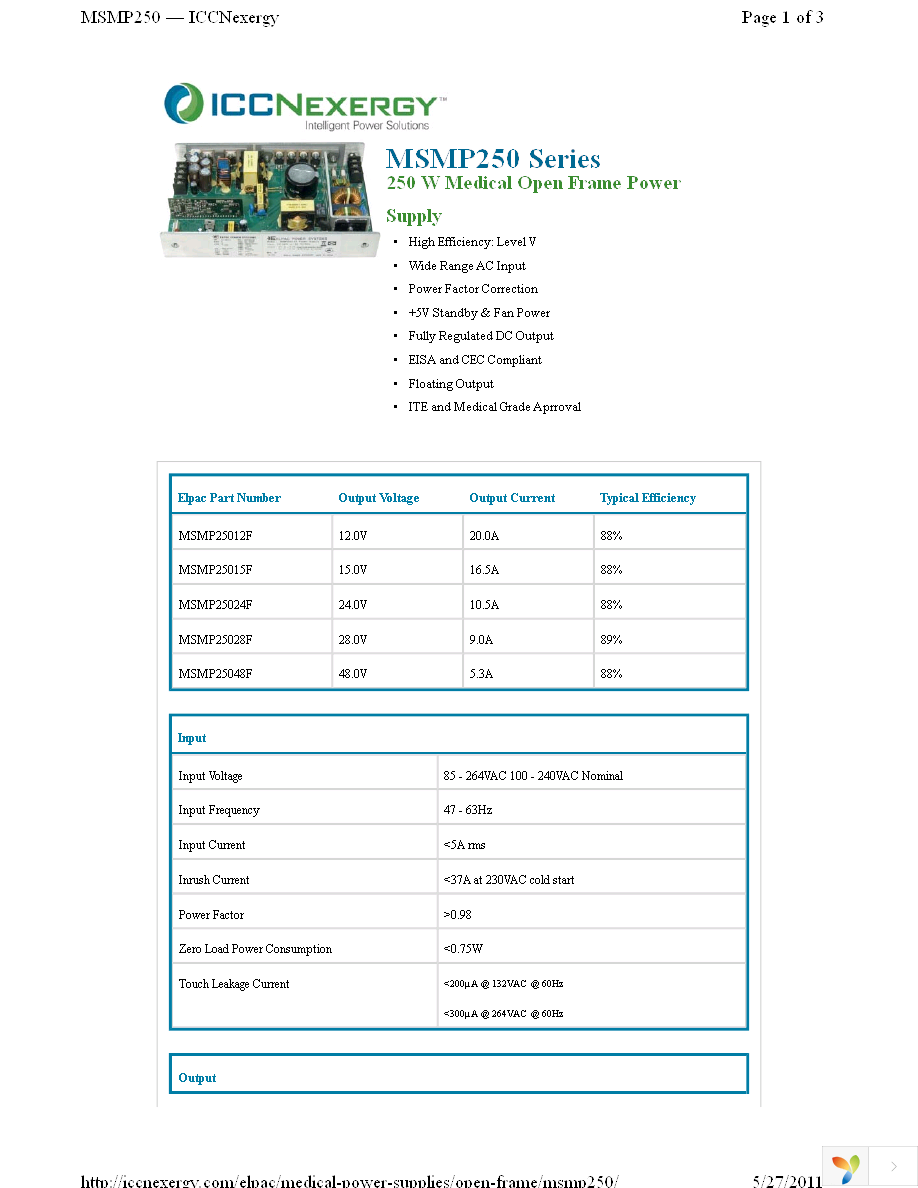 MSMP25012F Page 1