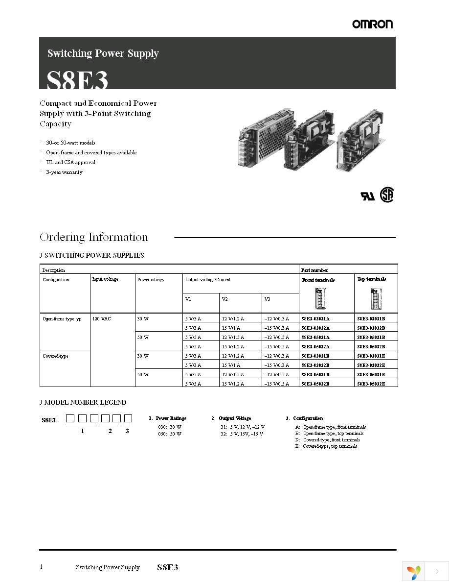 S8E3-05031D Page 1