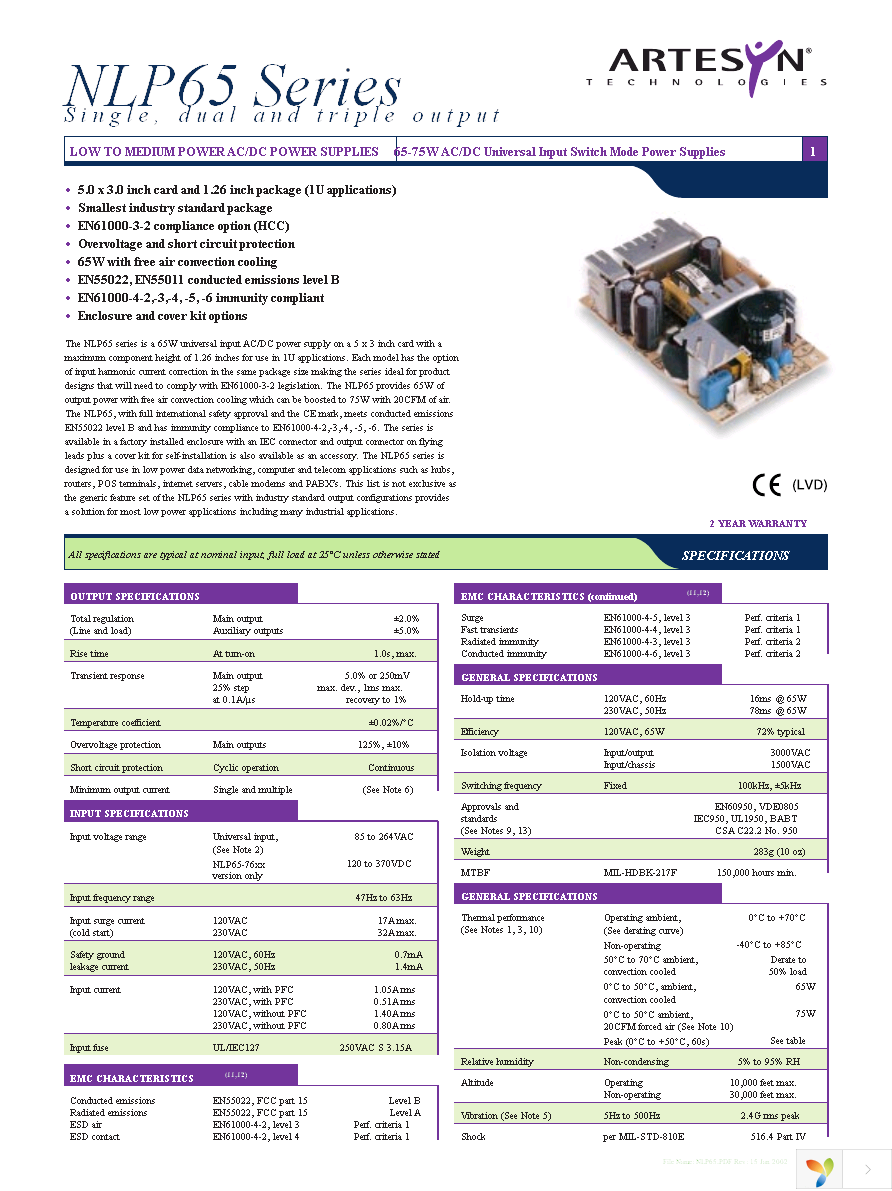 NLP65-7615E Page 1