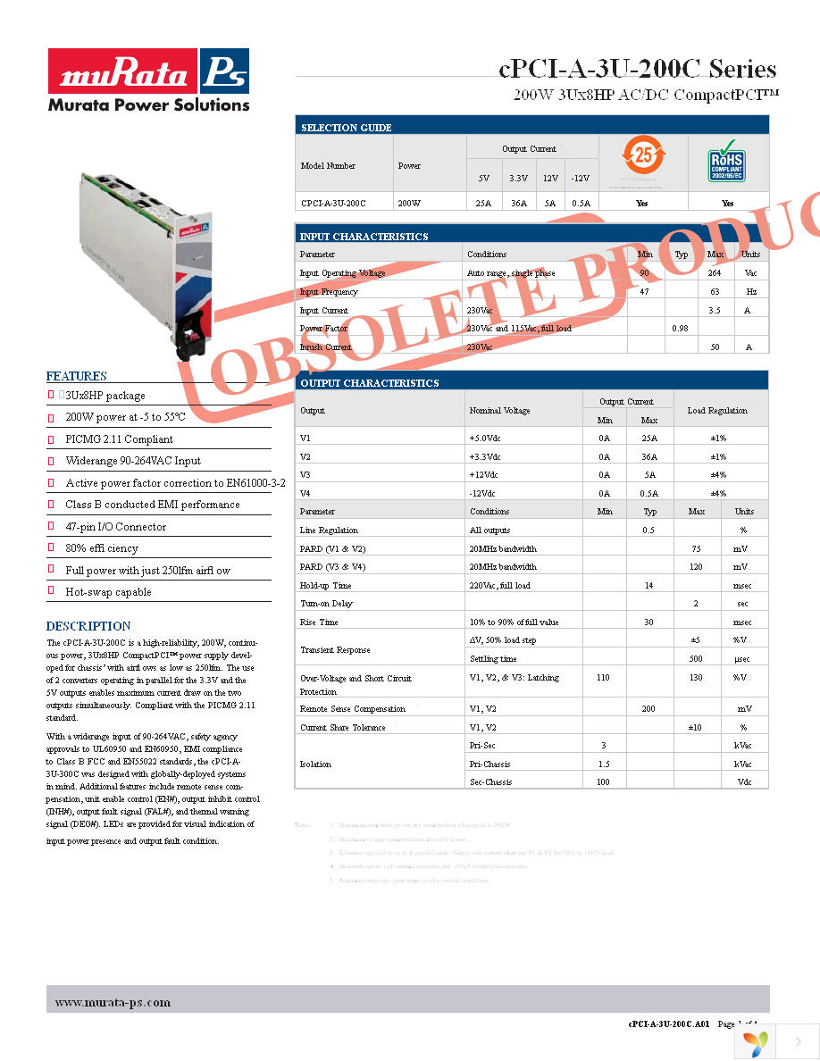 CPCI-A-3U-200C Page 1