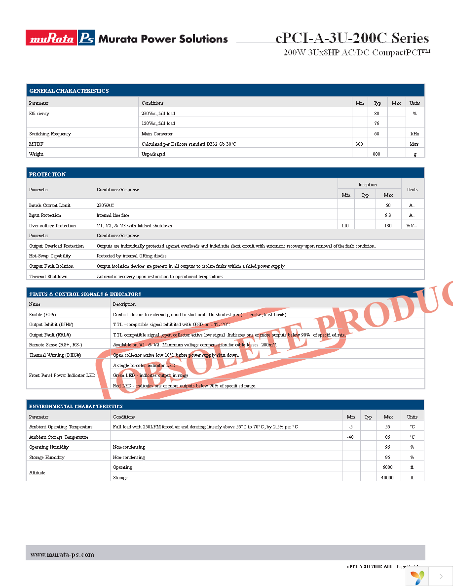 CPCI-A-3U-200C Page 2