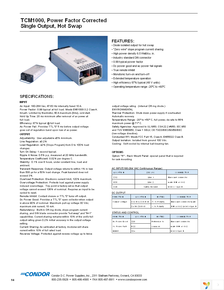 TCM-1000-24G Page 1