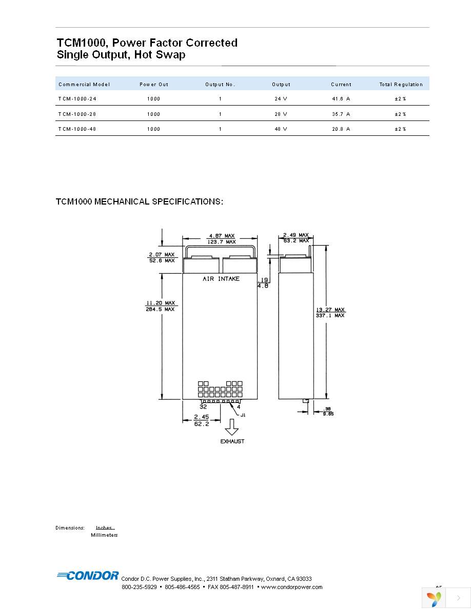 TCM-1000-24G Page 2