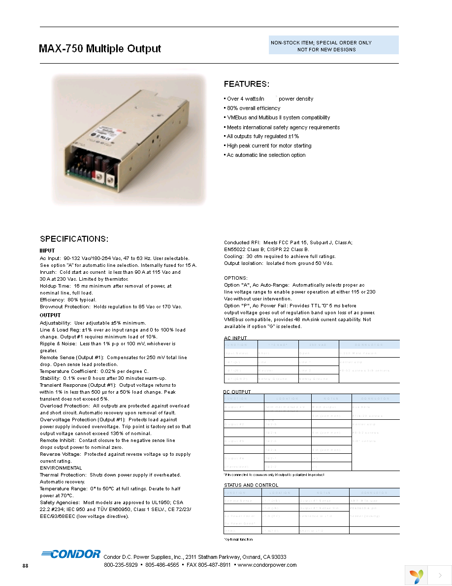 MAX-754-1205G Page 1