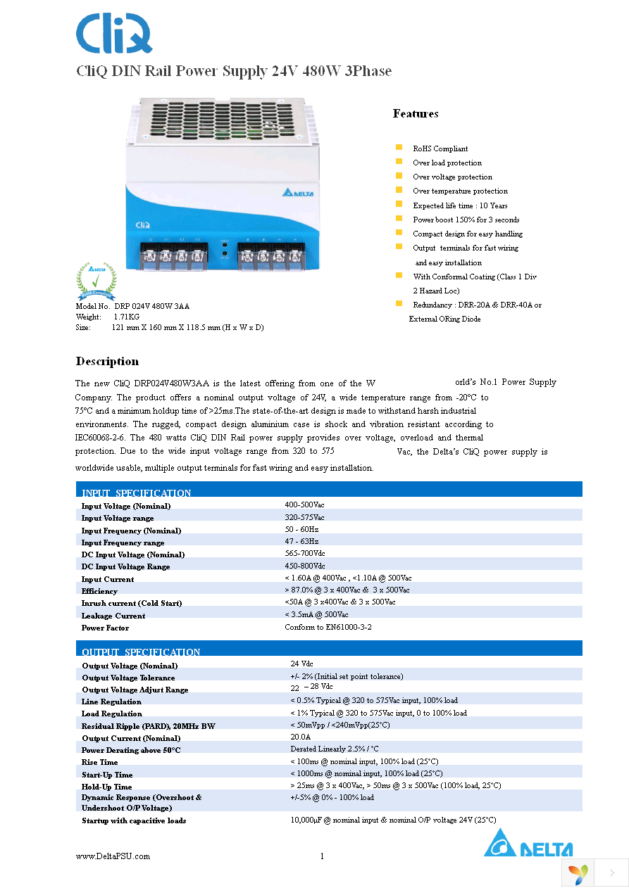 DRP024V480W3AA Page 1