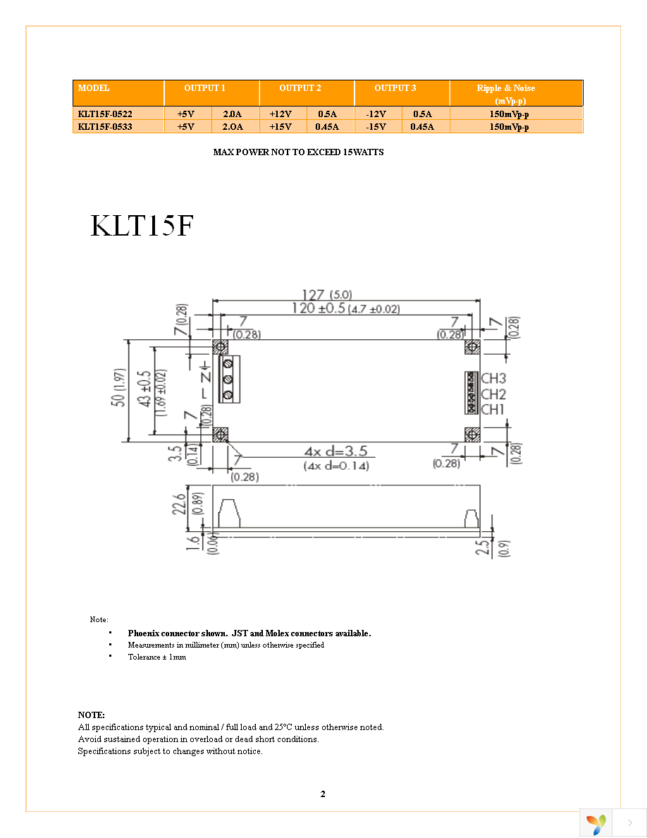 KLT15F-0522 Page 2