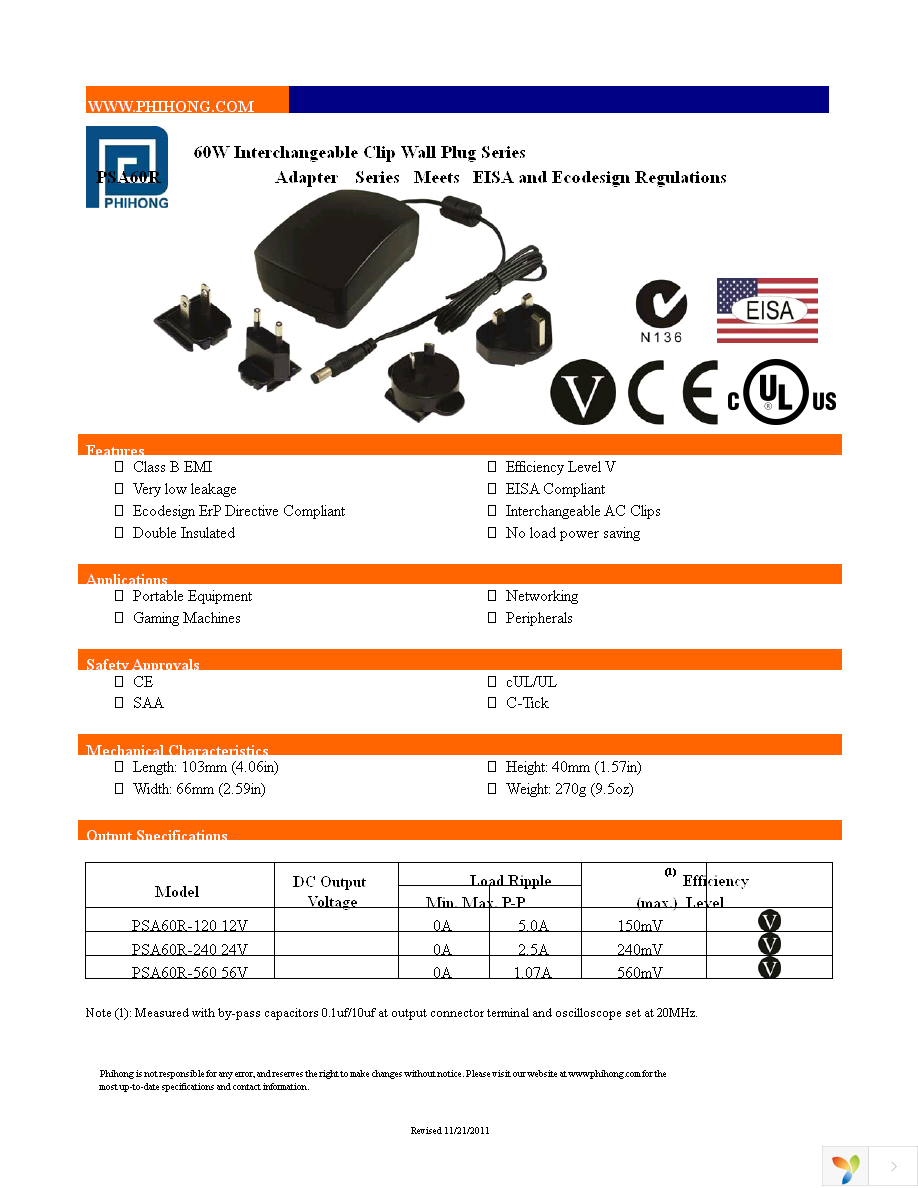 PSA60R-120-R Page 1