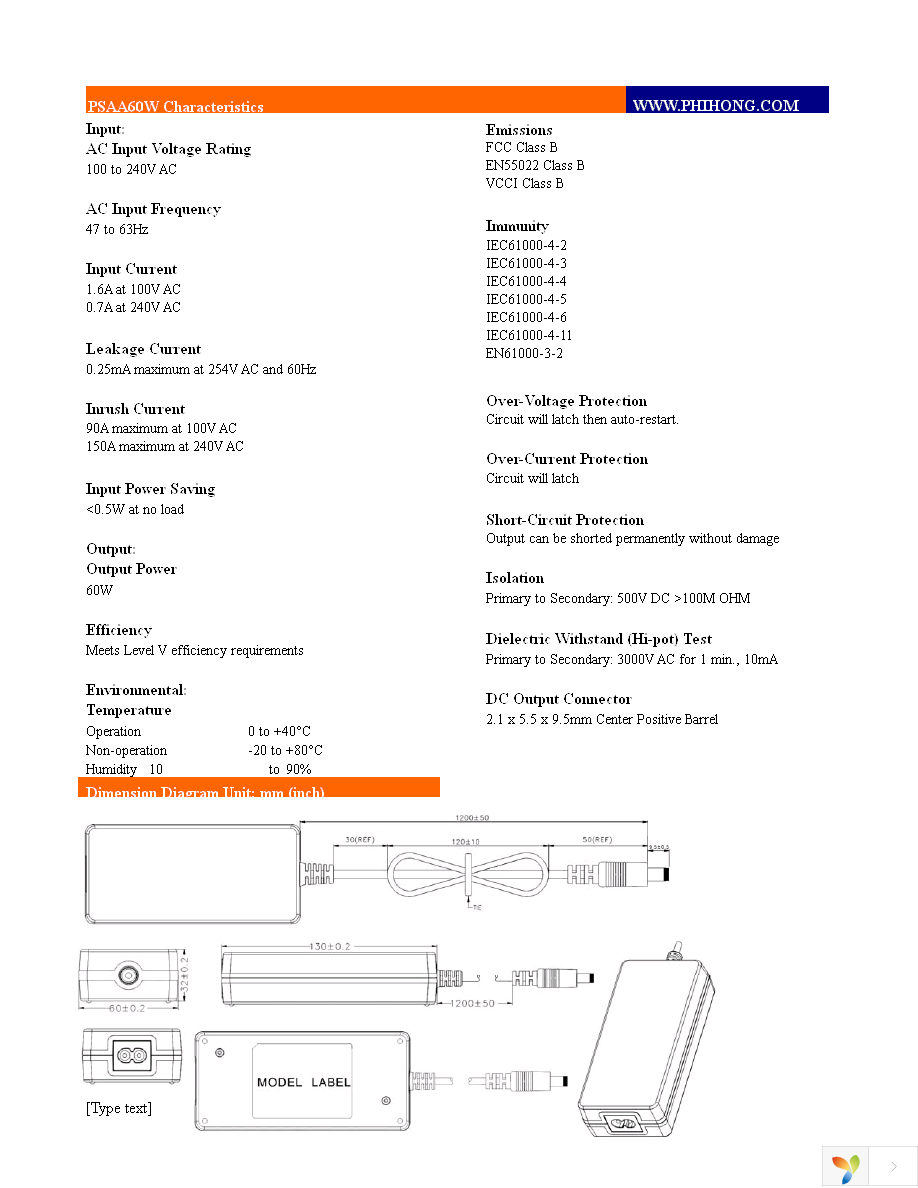 PSAA60W-240 Page 2