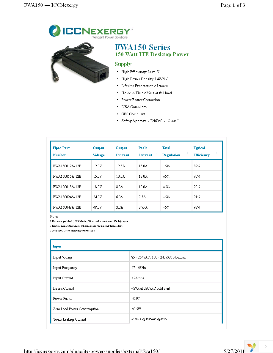 FWA150012A-12B Page 1