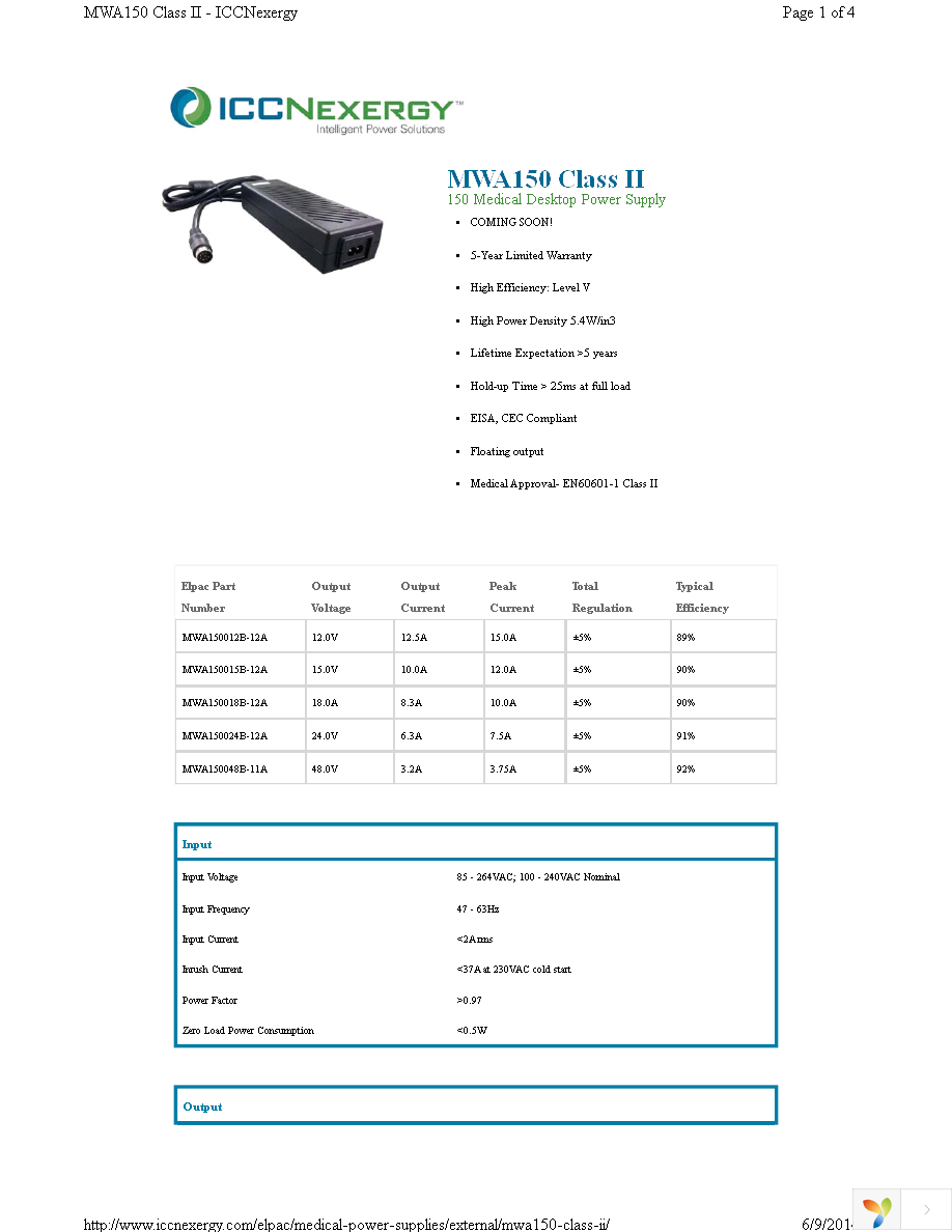 MWA150012B-12A Page 1