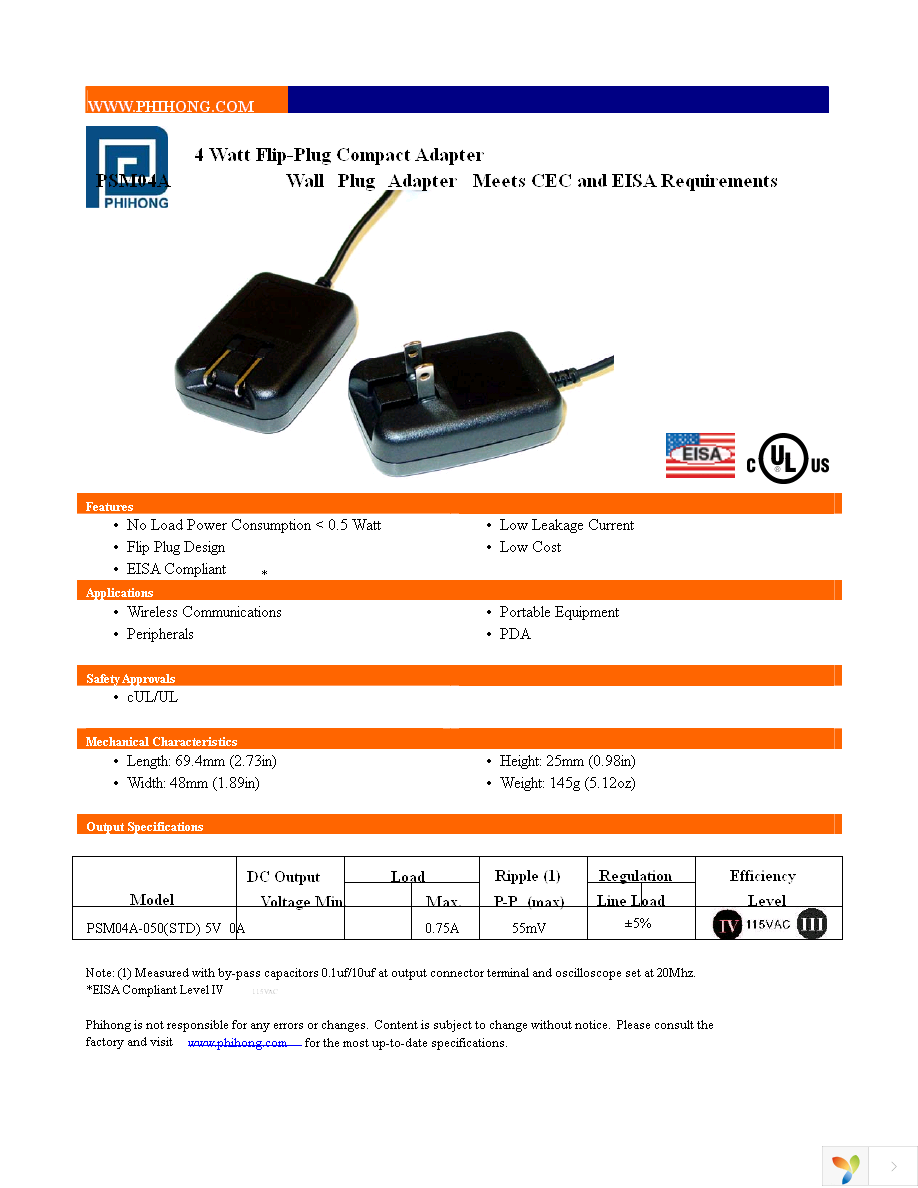 PSM04A-050(STD) Page 1