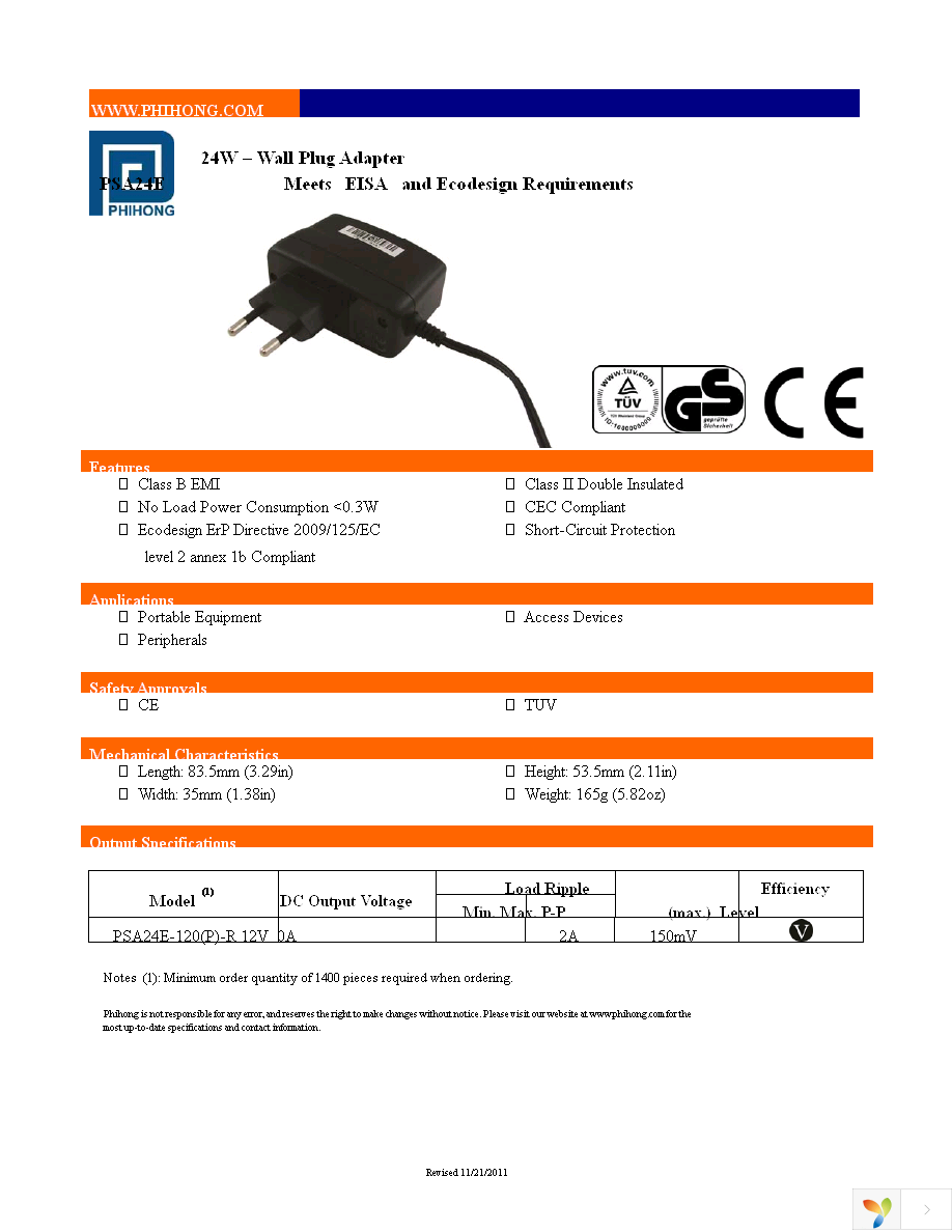 PSA24E-120(P) Page 1