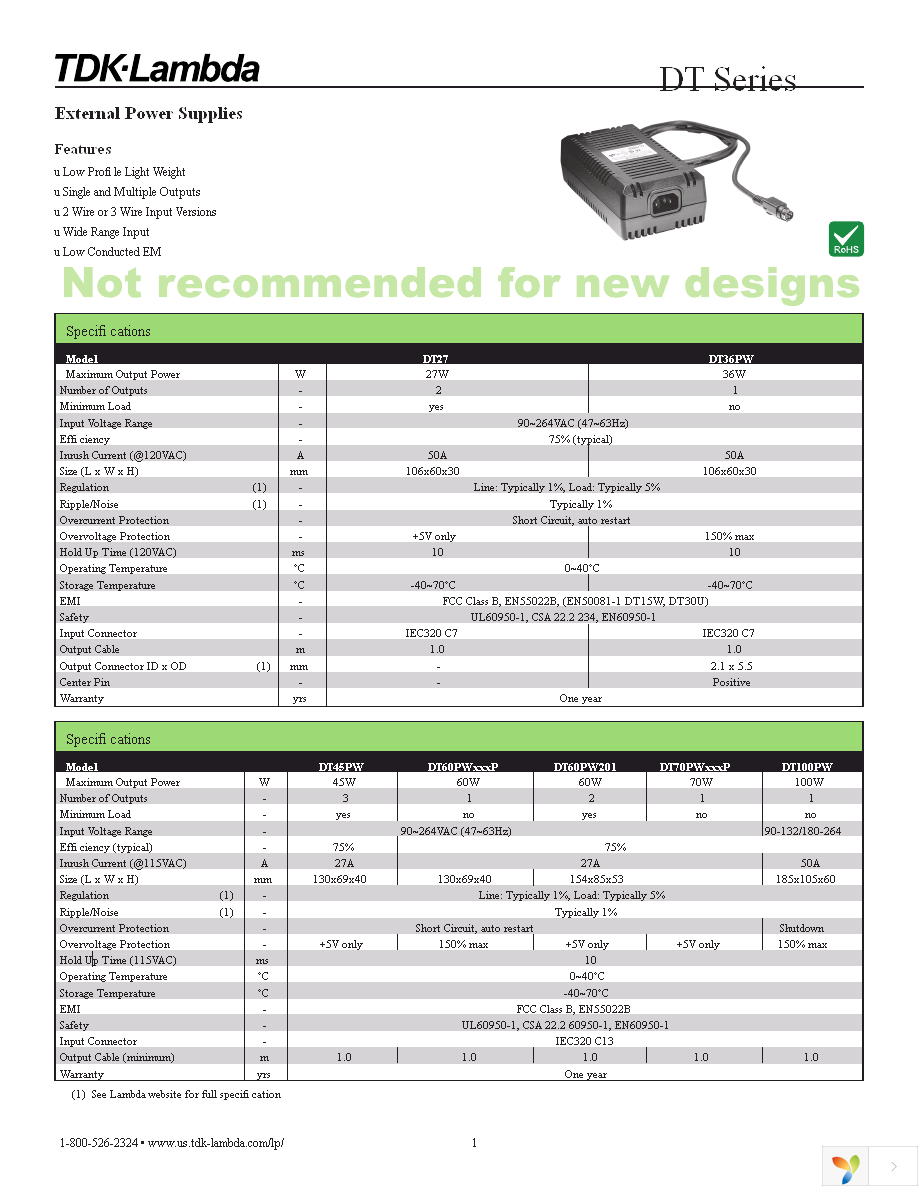 DT70PW120P003 Page 1