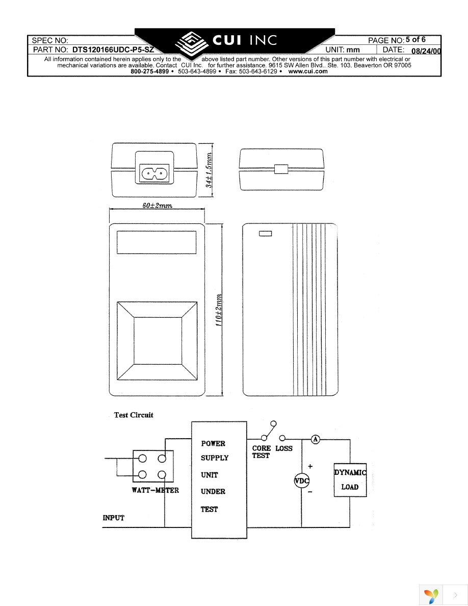 DTS120166UDC-P5P Page 5