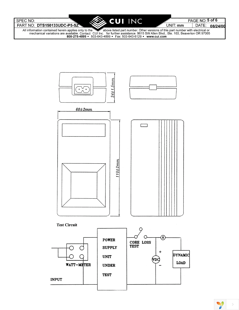 DTS150133UDC-P5P Page 5