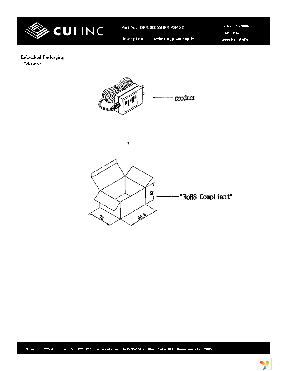 DPS180066UPS-P5P-SZ Page 5