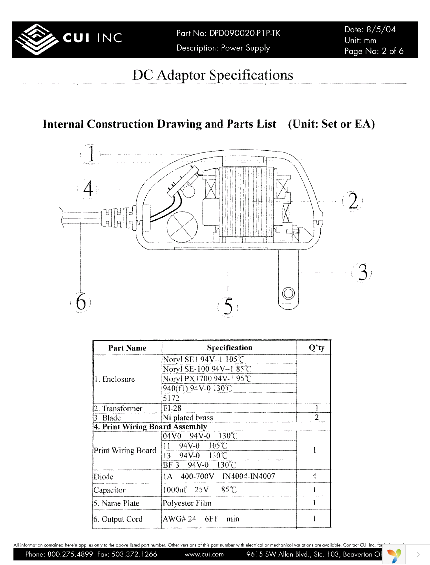 DPD090020-P1P-TK Page 2